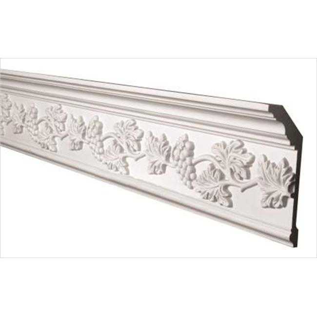 American Pro Decor 5APD10100 96 x 6.87 in. Grapevine Crown Moulding