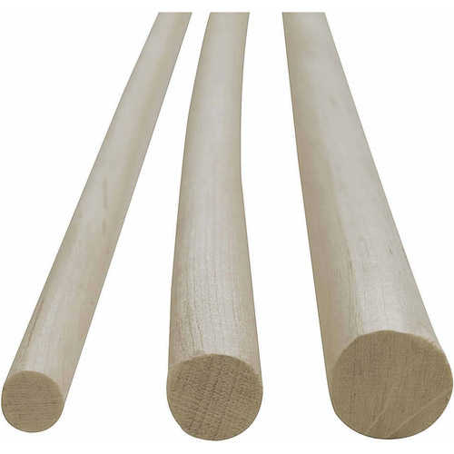 Wood Dowels, 36'L, Pack of 12, 3/8' x 36'