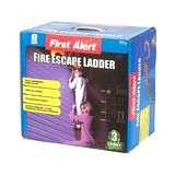 First Alert EL53W-2 Three-Story Portable Fire Escape Ladder, 24 Feet