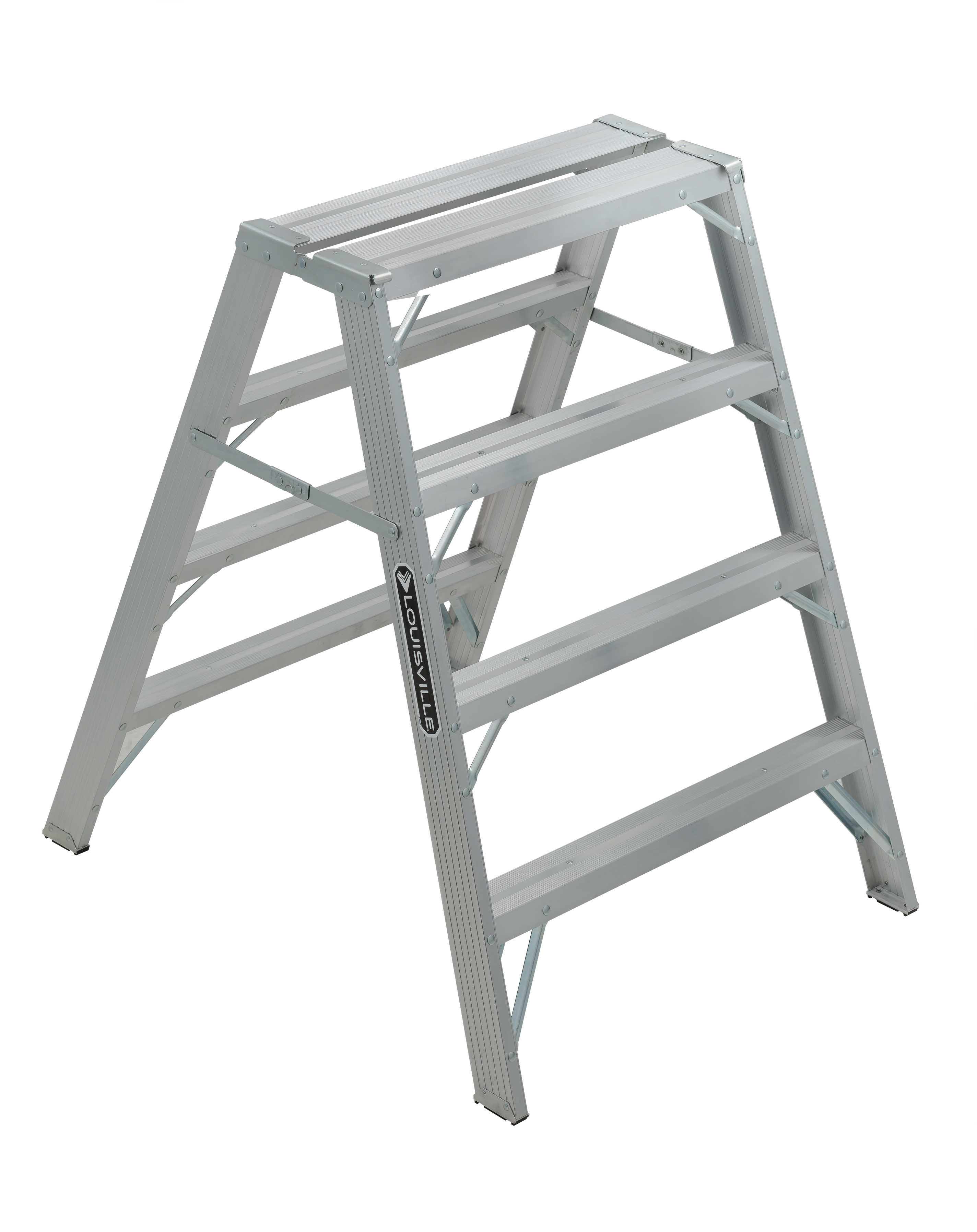 Louisville Ladder L-2032-04 4 ft. Aluminum Saw Horse, Type IA, 300 Lbs Load Capacity