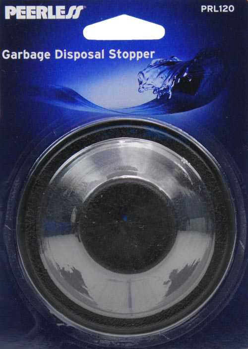 Peerless Black Garbage Disposal Stopper