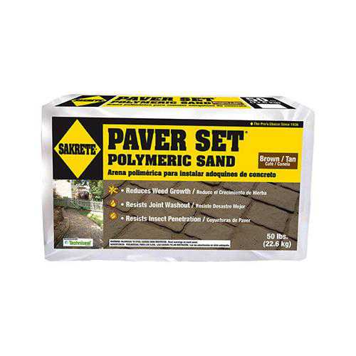 Sakrete Of North America 65300037 50LB BRN Polymeric Sand