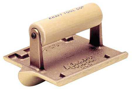 Kraft Tool 4-7/16'L, Concrete Groover, Big Bit, Bronze, CF304