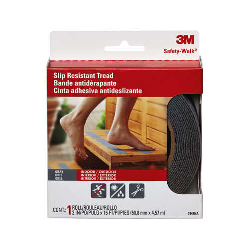 3M 7647NA GRY Home & Recreational Safety Treads