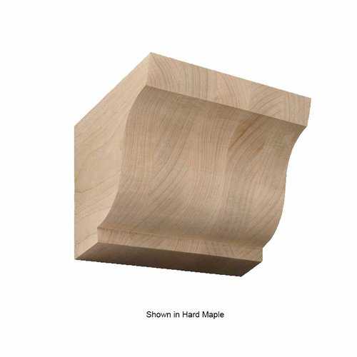Brown Wood Medium Simplicity Corbel Unfinished Cherry 01607001CH1