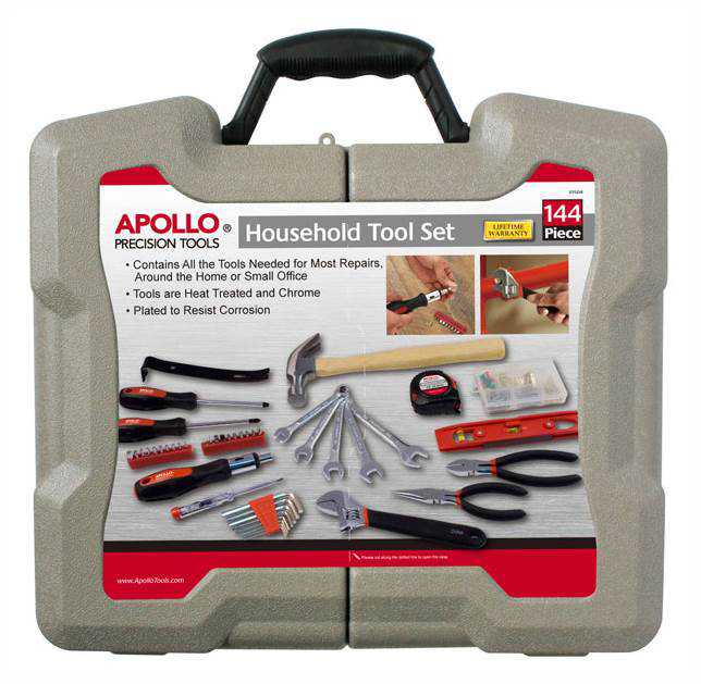 Apollo Tools 144-Piece Household Kit