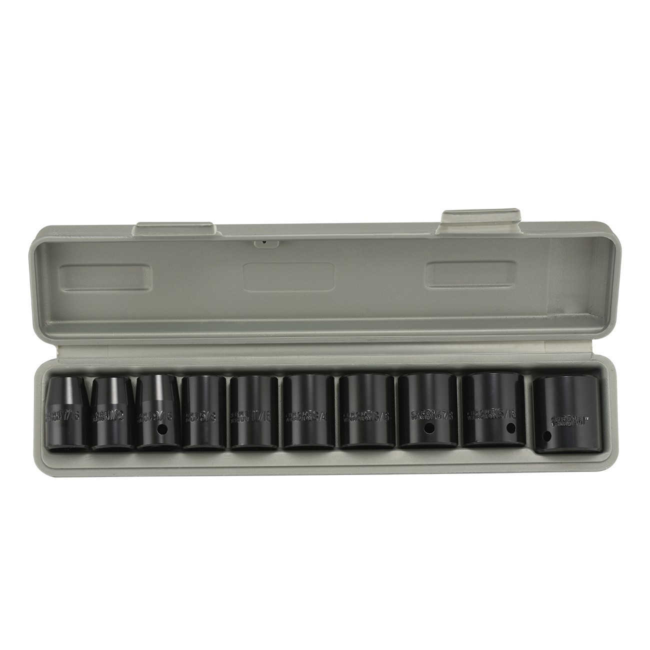 1/2' Dr Metric Impact Socket Wrench Set with Case