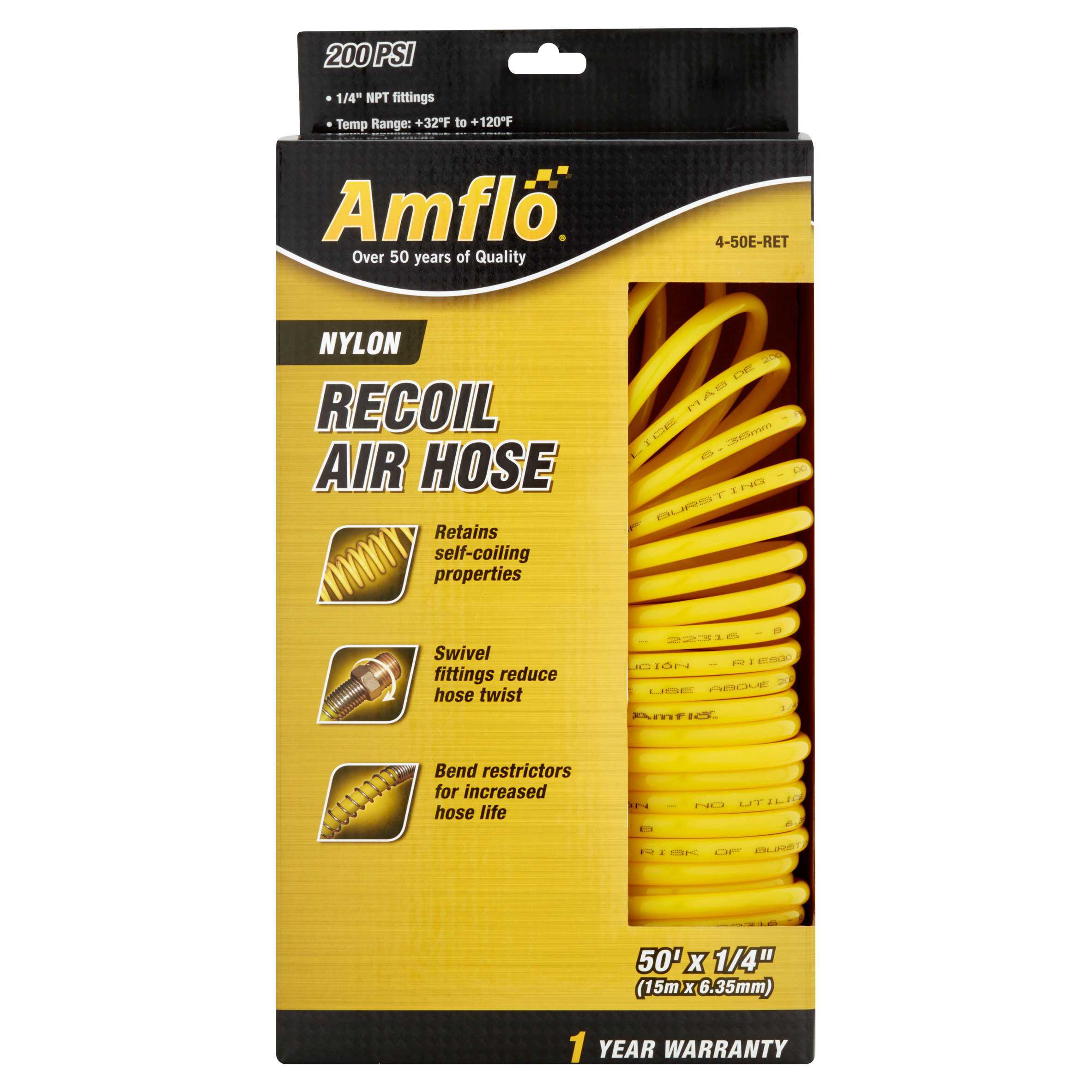 Amflo Nylon Recoil Air Hose