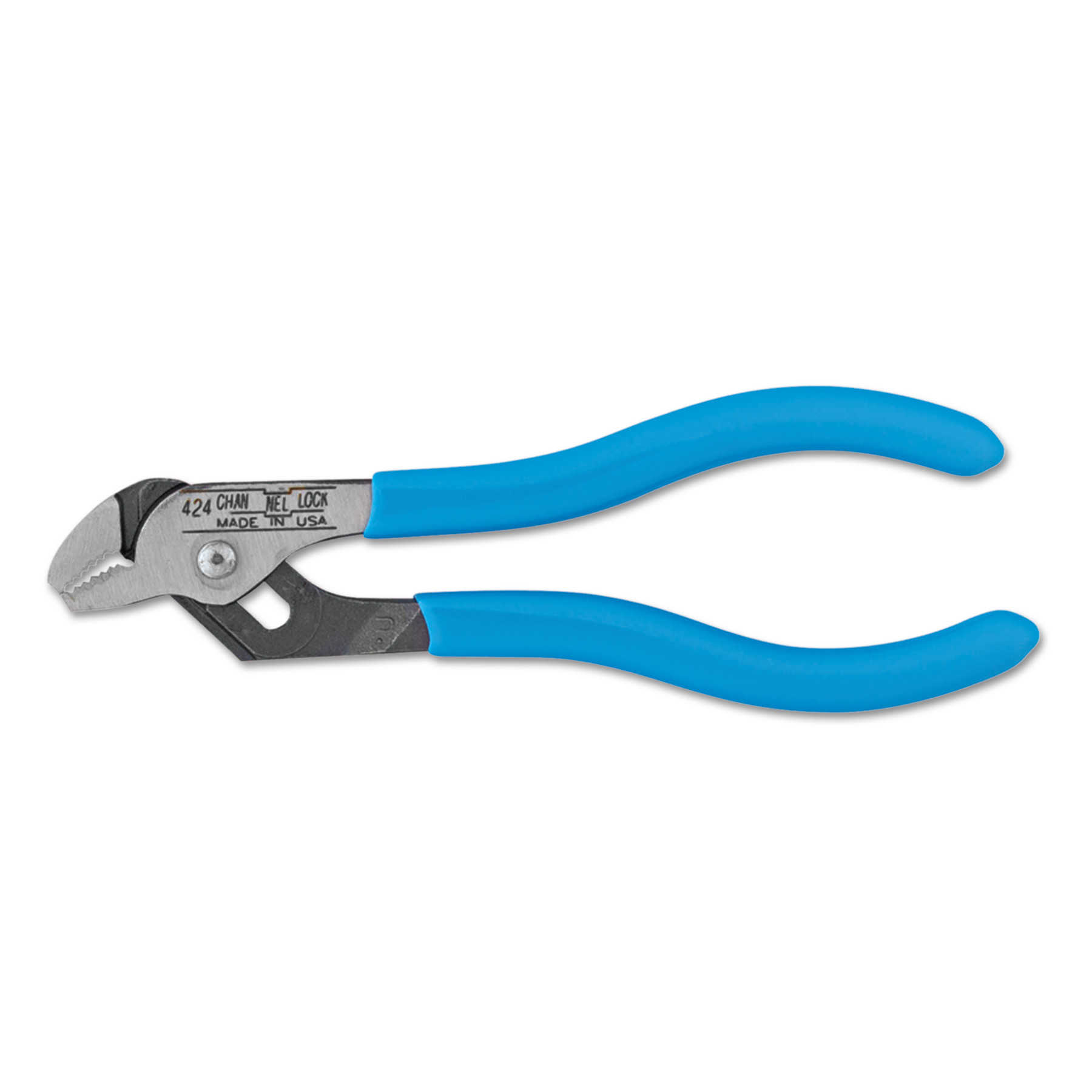 CHANNELLOCK 424 Straight Grip-Jaw TG Pliers, 4 1/2in Tool Length, .33in Jaw Length
