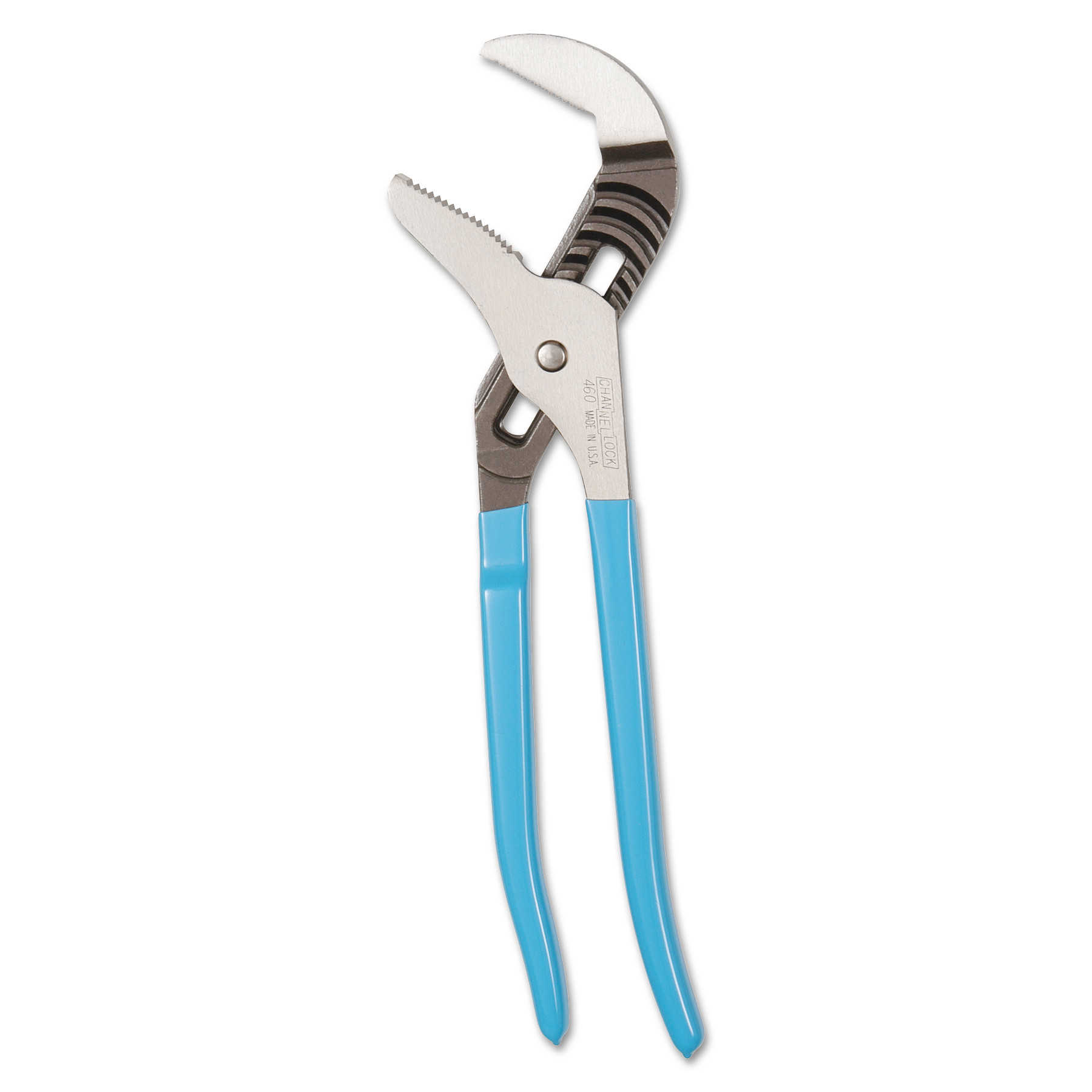 Channellock Straight Jaw Tongue and Groove Pliers, 16 1/2 in, Straight, 8 Adj.