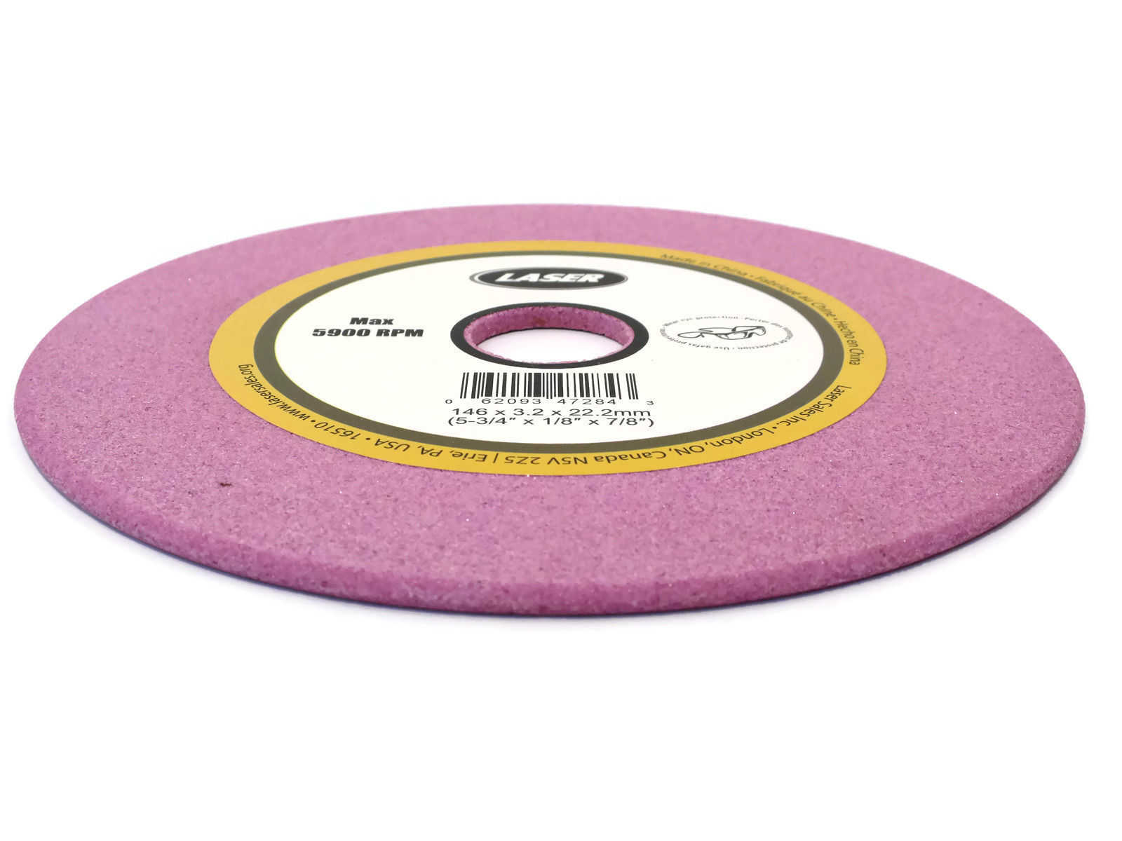 GRINDING WHEEL 1/8' 3mm Thick for Chain Grinder Sharpener 5 3/4' x 1/8' x 7/8' by The ROP Shop
