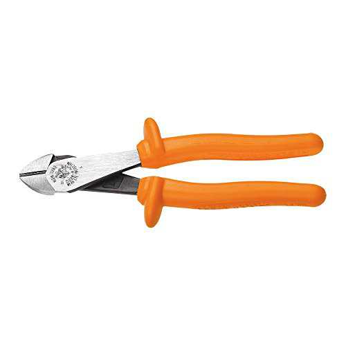 Klein Tools 8-1/4', High Leverage Diagonal Cutters, Steel, D228-8-INS