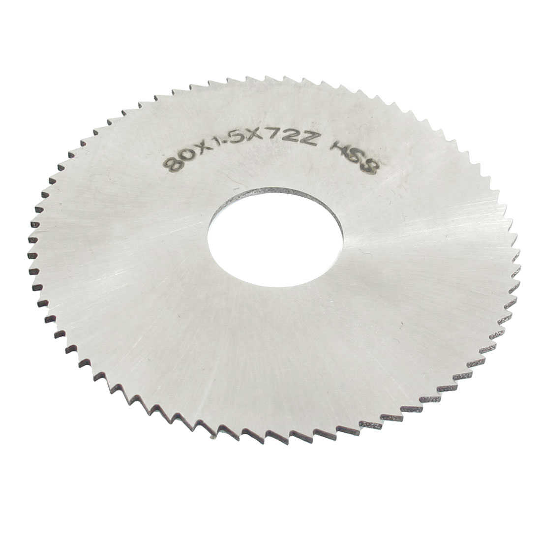 Unique Bargains 80mmx22mmx1.5mm 72 Teeth 72T HSS Incision Milling Slotting Saws Cutter