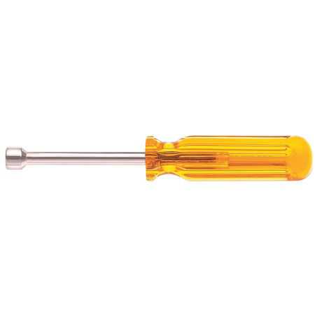 KLEIN TOOLS Nut Driver,9/32',Hollow,Fluted,3' S9