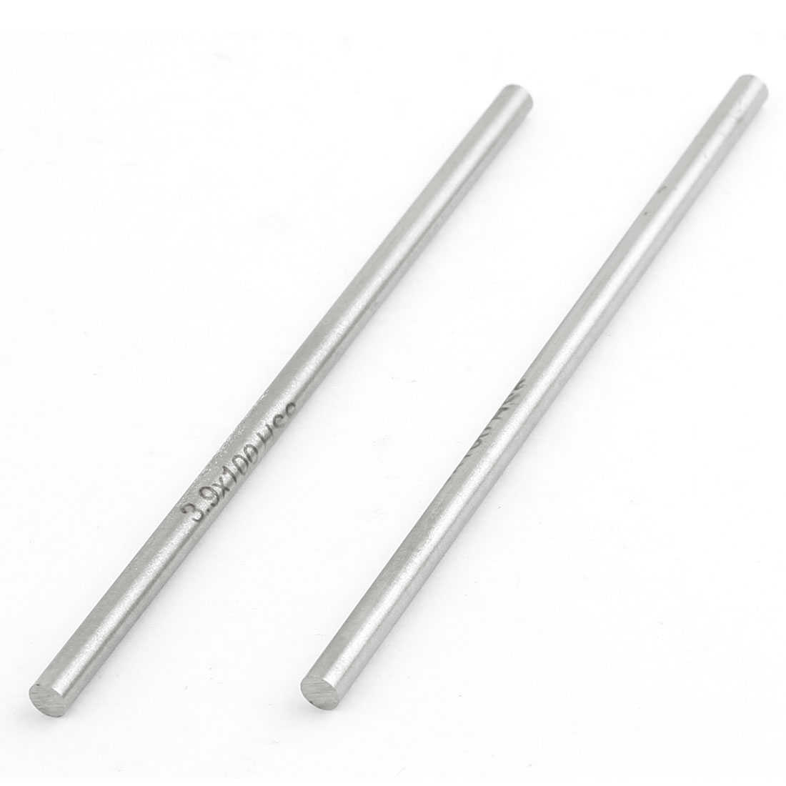 2 x High Speed Steel Round Turning Lathe Carbide Bars 3.9mm Dia 100mm Long