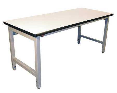 PRO-LINE HD6030C/A31/HDLE Ergo Workbench, Gray, 60Lx30Wx30H In.