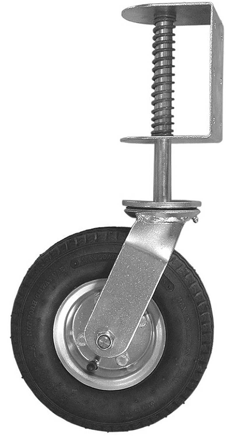 Shepherd 9798 8' Spring Loaded Pneumatic Wheel Gate Caster
