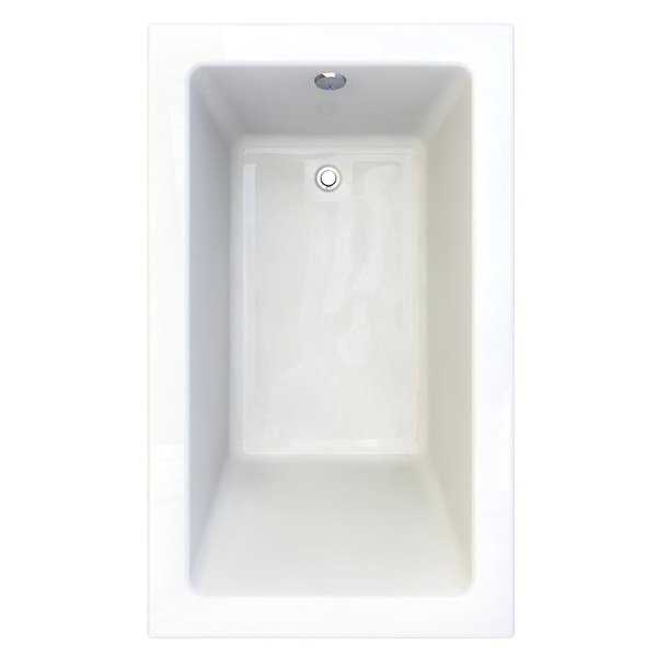 American Standard 2934.002 Studio 60' Acrylic Soaking Bathtub with Reversible Drain - Lifetime Warranty