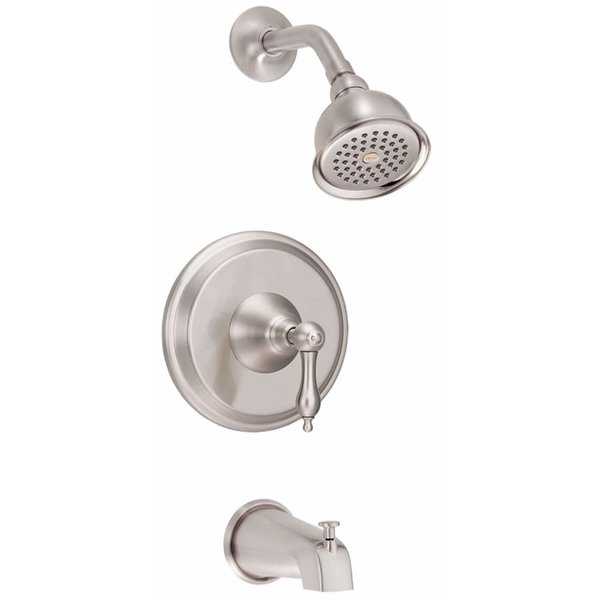 Danze D510040T Pressure Balanced Tub and Shower Trim Package with Single Function Shower Head From the Fairmont Collection (Less