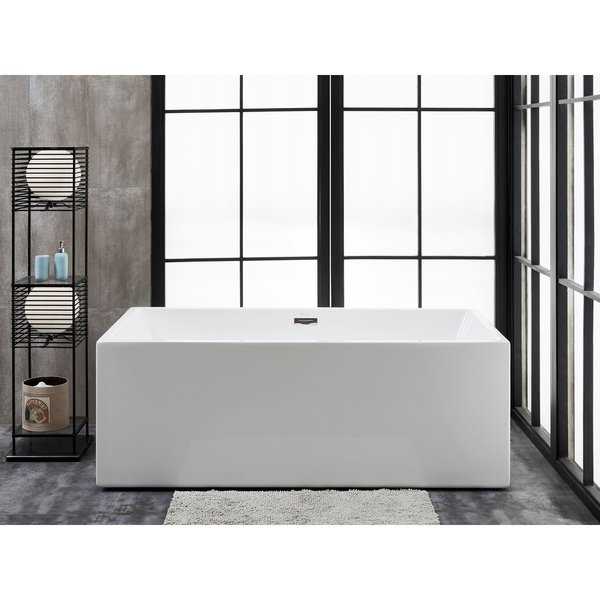 Verona 58' x 31' Freestanding Acrylic Soaking Bathtub by Finesse