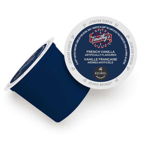 Timothy's World Coffee French Vanilla K-Cup Portion Pack